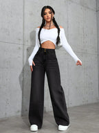 Women's straight jeans