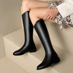 Shoes for Women 2024 Autumn Fashion New V-mouth Women's Boots Western Cowboy Boots Are Thin High Knight Boot Botas De Para Mujer