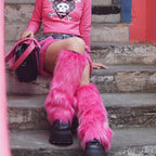 Leopard Print Leg Warmers