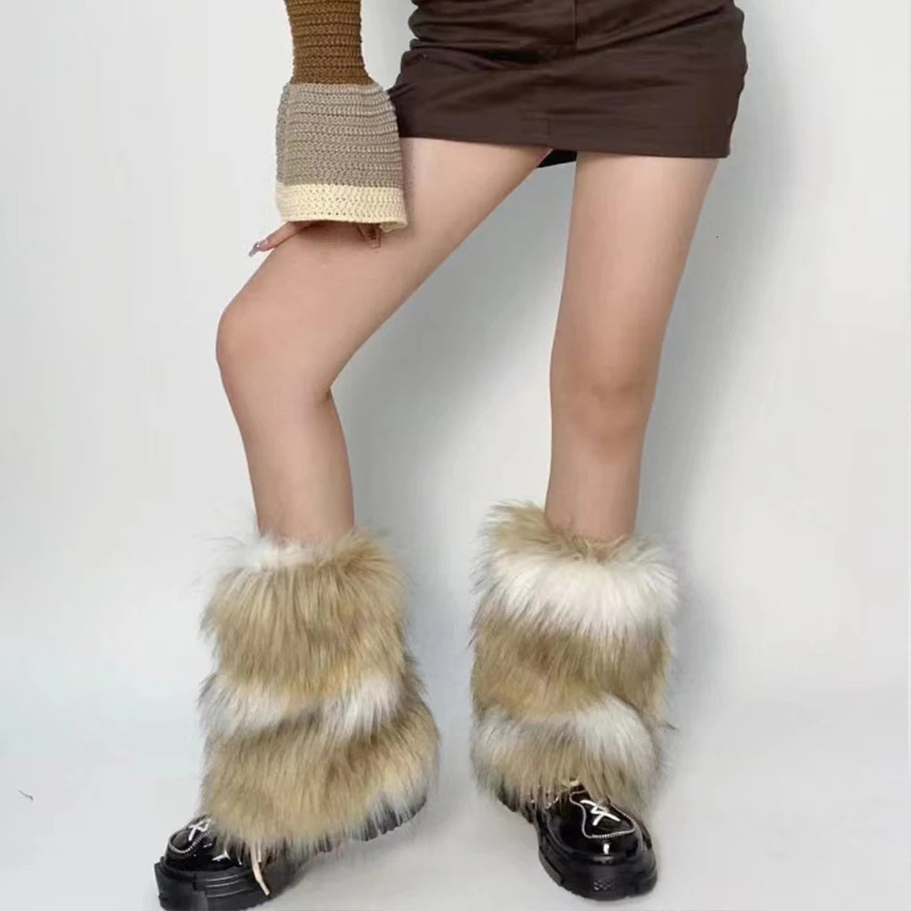 Leopard Print Leg Warmers