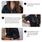 Women's Pajamas Set Satin Sleepwear