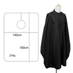 Professional Barber Cape Hair Cutting Cape Waterproof Silicone Collar Transparent Anti Static Salon Cape Eagle Shawl Style