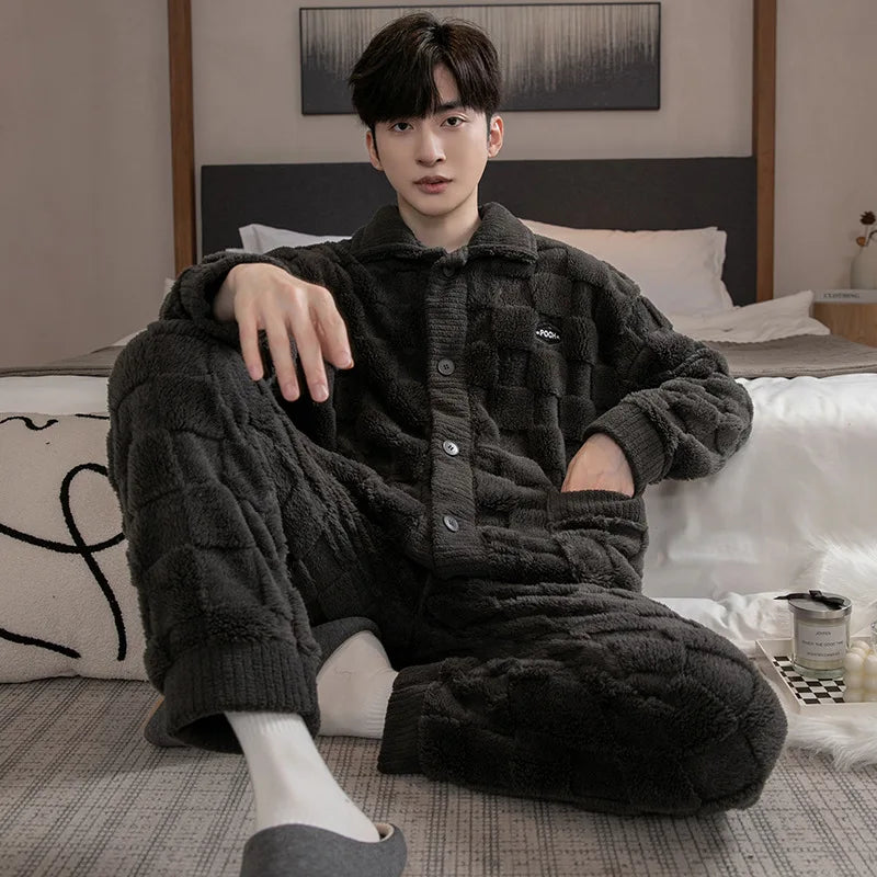 Autumn/Winter Men's Pajamas: