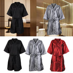 Haircut Cape Loungewear Professional Clients Barber V Neck Hair Salon Smocks
