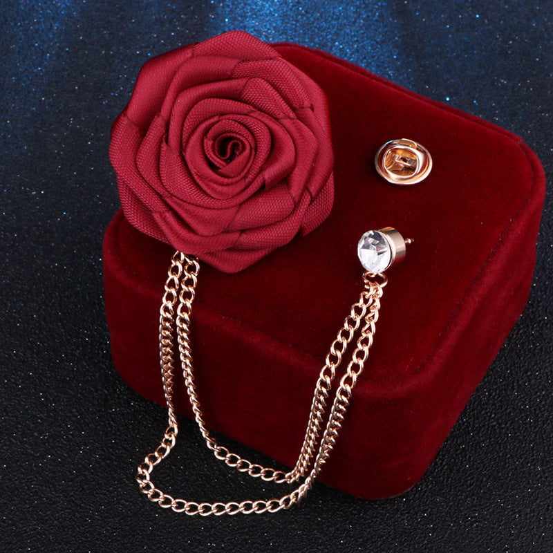 Men's Wedding Ceremony Groom Brooch