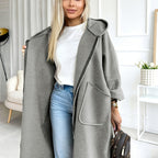 Plus Size - Plus Size - Women'S Plus Size Hooded Coat