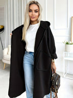 Plus Size - Plus Size - Women'S Plus Size Hooded Coat